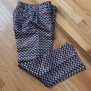 New! Anthropologie festive dress pants size 0